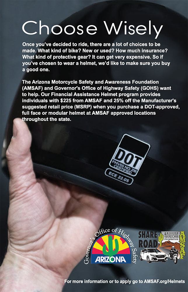 Motorcycle Helmet Assistance Program
